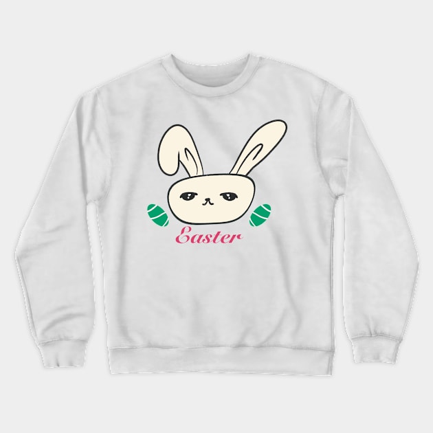 Cute bunny Crewneck Sweatshirt by Xatutik-Art